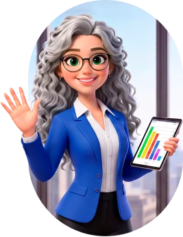 Mascote feminina da CasaSoft Cássia