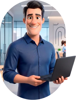 Mascote feminina da CasaSoft Cássia