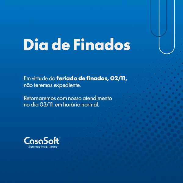 Aviso Feriado de Finados