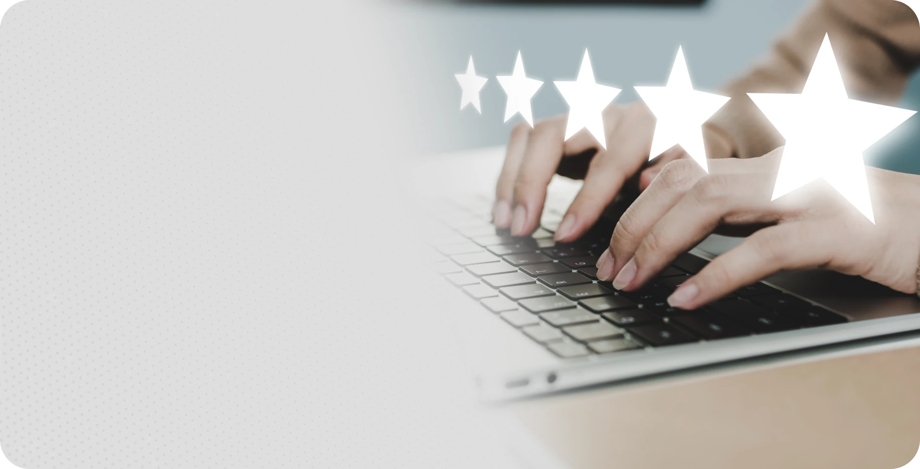 Avaliação com cinco estrelas
